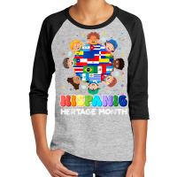 Hispanic Heritage Month Latin American Flag Kids Boys T Shirt Youth 3/4 Sleeve | Artistshot