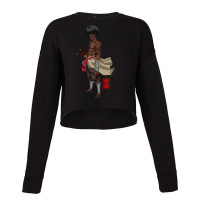 Samurai Afro Black Yasuke Sengoku Warrior Ronin Anime Fan Cropped Sweater | Artistshot