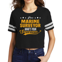 Marine Surveyor Scorecard Crop Tee | Artistshot