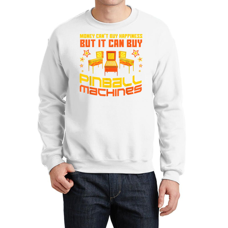 Pinball Machines Funny Vintage Arcade Game Lover Gift T Shirt Crewneck Sweatshirt | Artistshot