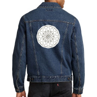 Platonic Solids Building Blocks Of Life Mathematics Geometry 11739281 Men Denim Jacket | Artistshot