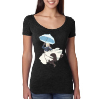 Violet Evergarden Parasol Minimalist Art Classic Women's Triblend Scoop T-shirt | Artistshot