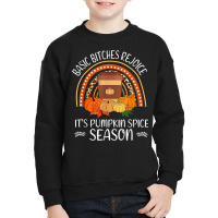 Its Pumpkin Spice Season Halloween Costume Rainbow Leopard Youth Sweatshirt | Artistshot