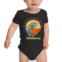 Windansea Skeleton Surfer Baby Bodysuit | Artistshot