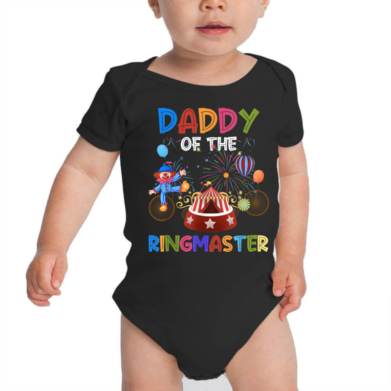 Daddy Of The Birthday Ringmaster Circus Birthday Party Baby Bodysuit by Lavish | Artistshot