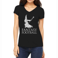 Fantasy Football Funny Wizard  Literal Translation Women's V-neck T-shirt | Artistshot