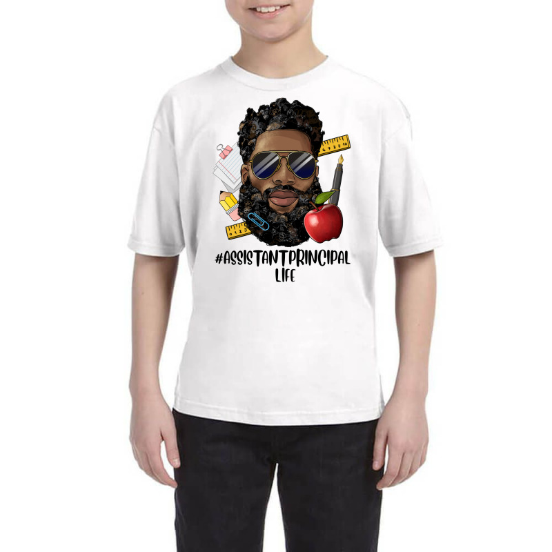 Black Man Assistant Principal Life Youth Tee by HRA Design Shop | Artistshot