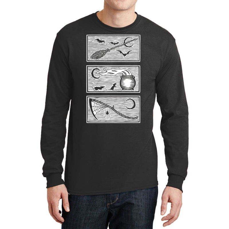 Witches Triptych Long Sleeve Shirts by Crowley Tidwell | Artistshot