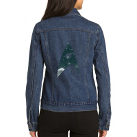 Space The Final Frontier 1.png Ladies Denim Jacket | Artistshot