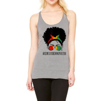 Educator Innovator Women Messy Bun Black History Month Characters Cart Racerback Tank | Artistshot