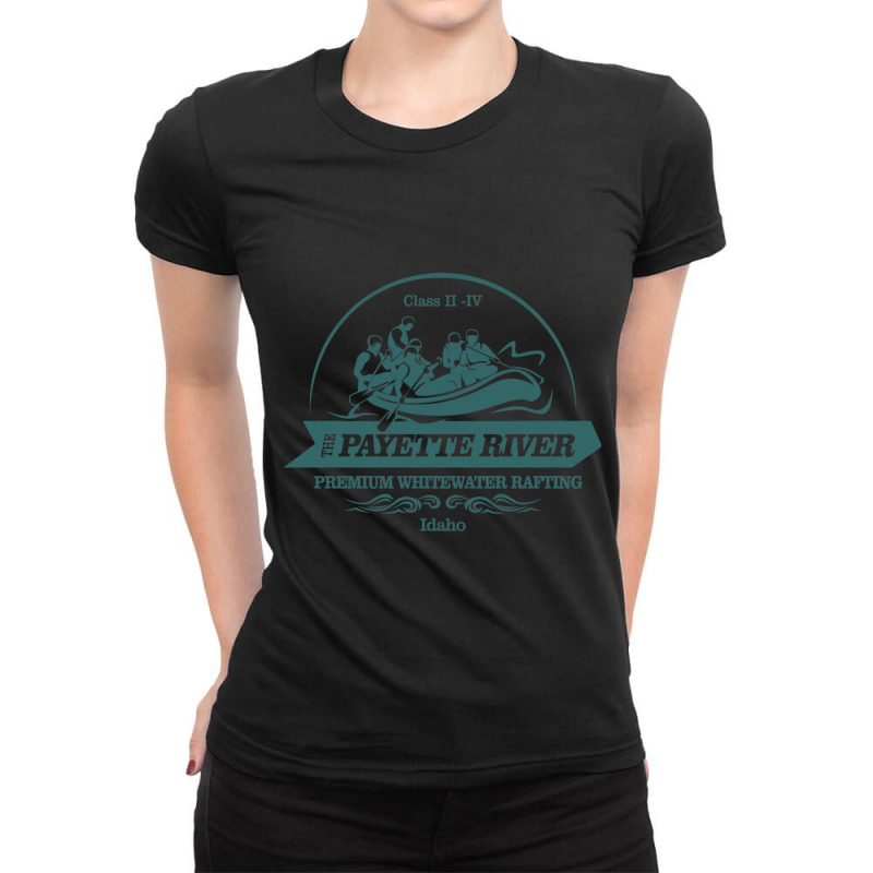 Payette River (wr) Ladies Fitted T-Shirt by SUMMARMURRAY | Artistshot