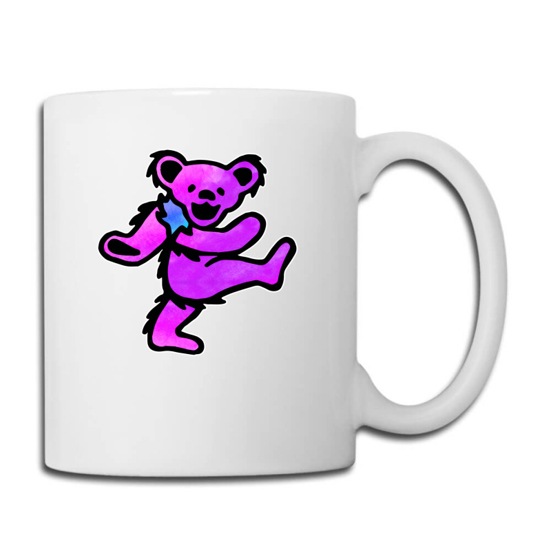 Pink Grateful Dancing Hippie Classic Rock Dead Bear Coffee Mug | Artistshot