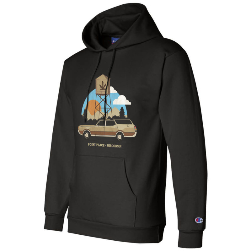 Vista Tower Champion Hoodie by cm-arts | Artistshot