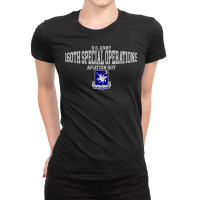 160th Special Operations Aviation Regiment (airborne) Long Sleeve T Sh Ladies Fitted T-shirt | Artistshot