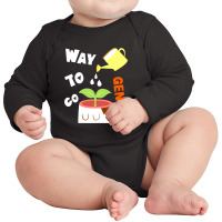 Way To Go Genius Long Sleeve Baby Bodysuit | Artistshot