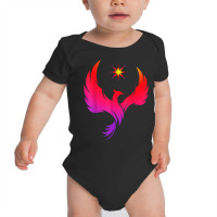 Phoenix Bird Mystical Creature Mythology Sunset Colors T Shirt Baby Bodysuit | Artistshot