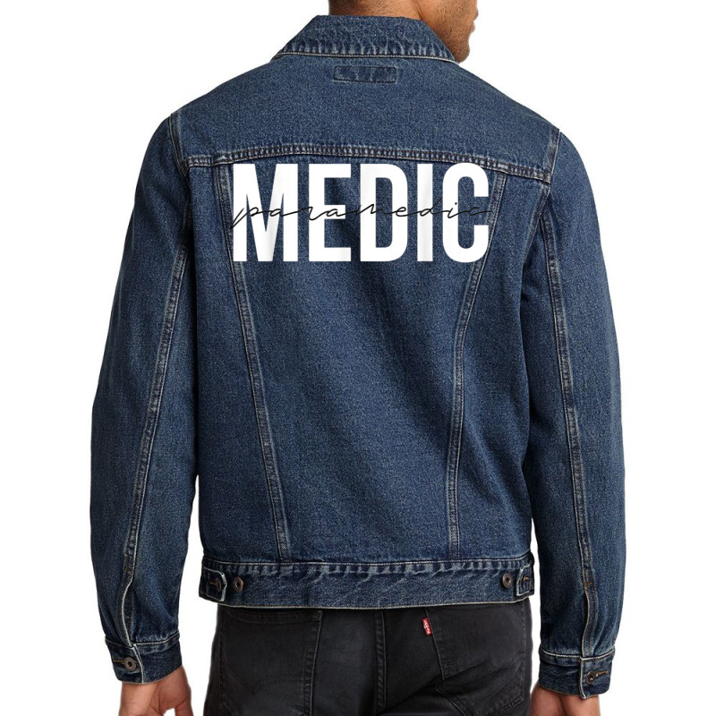 Paramedic Emt Emergency Medical Technician T Shirt Men Denim Jacket | Artistshot