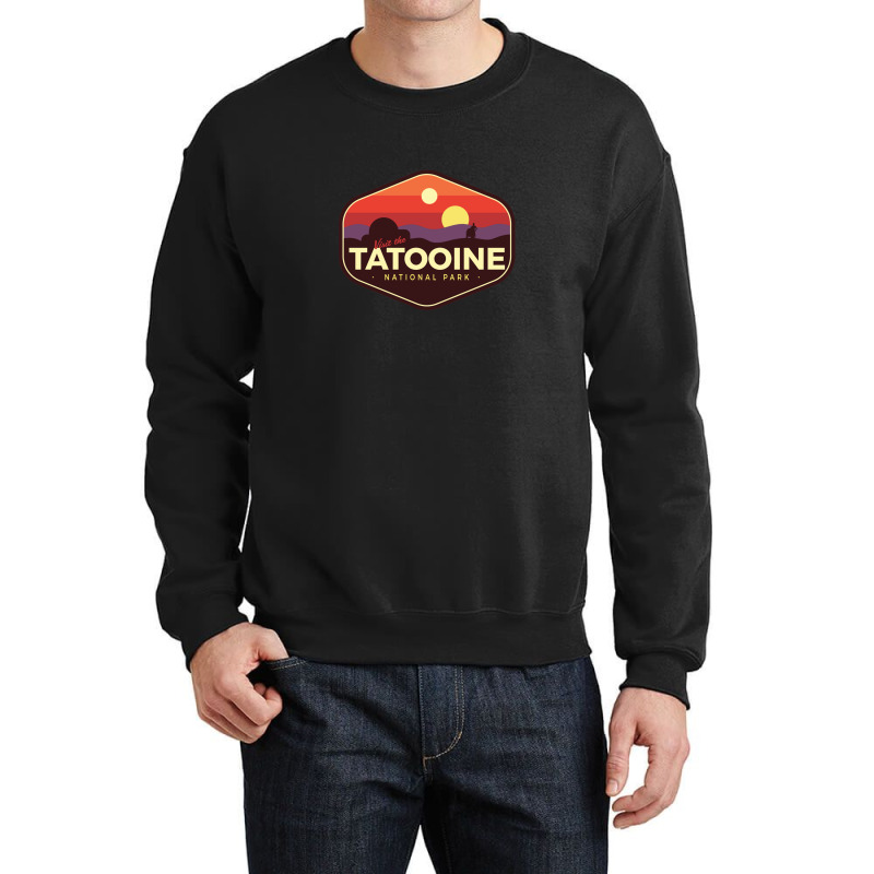 Tatooine National Park Crewneck Sweatshirt by SusieTucker | Artistshot