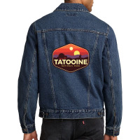 Tatooine National Park Men Denim Jacket | Artistshot