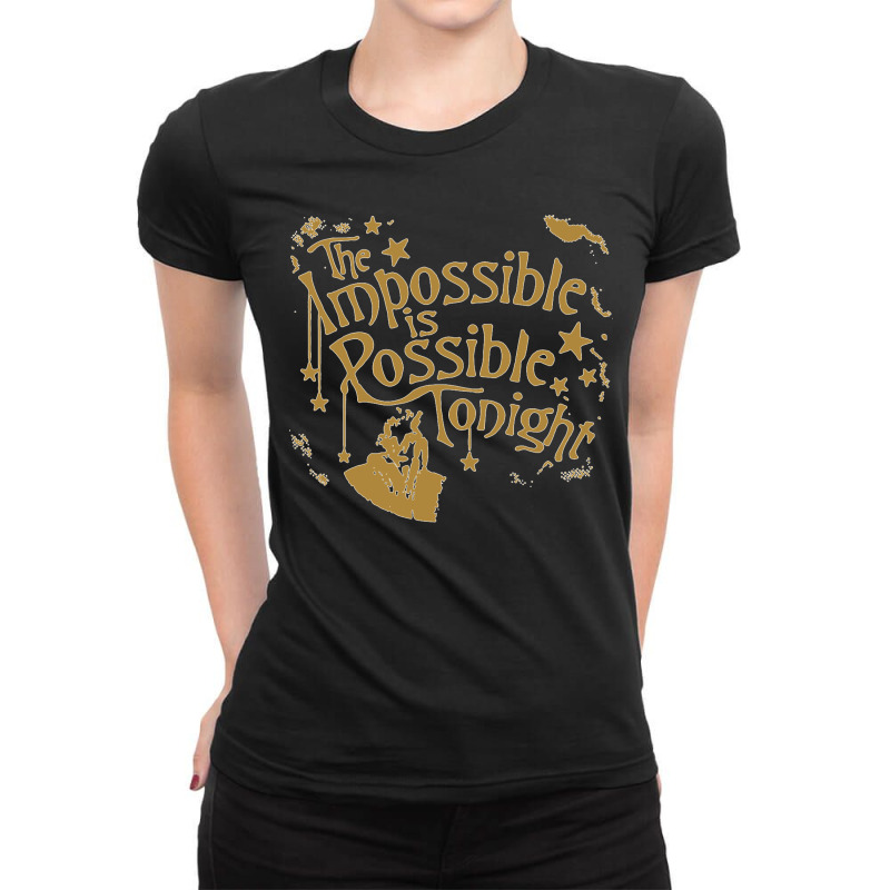 Smashings Design Arts Pumpkins   The Impossible Is Possible Tonight Cl Ladies Fitted T-Shirt by MaryTMcgoffin | Artistshot