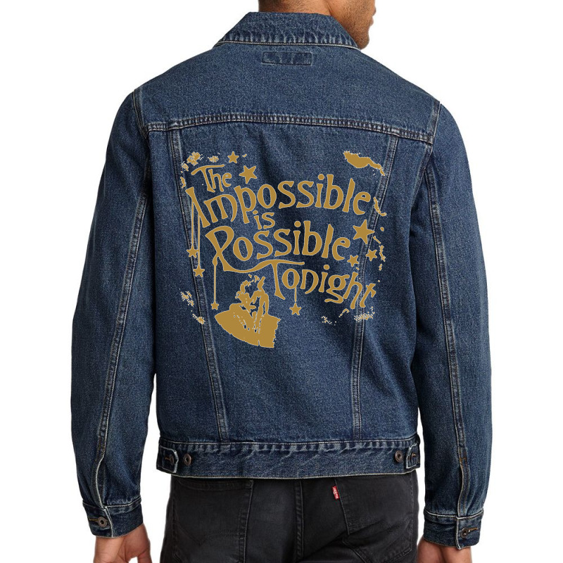 Smashings Design Arts Pumpkins   The Impossible Is Possible Tonight Cl Men Denim Jacket by MaryTMcgoffin | Artistshot