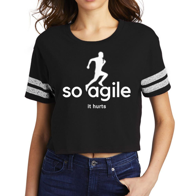 So Agile It Hurts Pi Planning Scorecard Crop Tee by MaryTMcgoffin | Artistshot