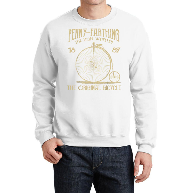 Penny Farthing Bike Retro Vintage Bicycle T Shirt Crewneck Sweatshirt | Artistshot