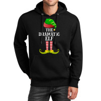 Dramatic Elf   Funny Matching Family Christmas Pajamas T Shirt Unisex Hoodie | Artistshot