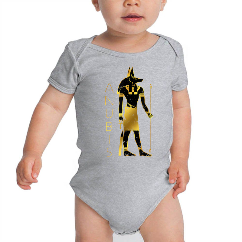 Anubis Black And Gold T Shirt Baby Bodysuit by cm-arts | Artistshot