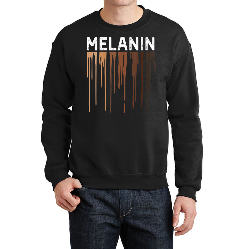 Womens Drippin Melanin Tshirts For Women Pride  Gifts Black History V Crewneck Sweatshirt | Artistshot