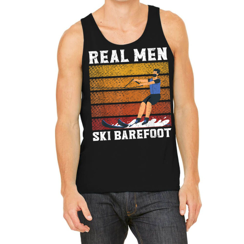 Mens Waterskiing Water Skiing Surface Water Sport Boat Waves Tank Top by Fashaza | Artistshot