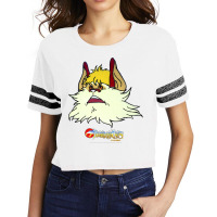 Thundercats Classic Snarf Big Face Premium T Shirt Scorecard Crop Tee | Artistshot