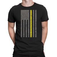 Dispatcher Thin Gold Line Shirt T-shirt | Artistshot