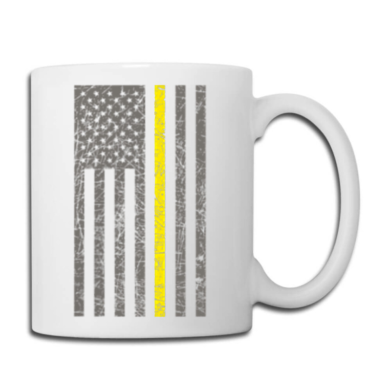 Dispatcher Thin Gold Line Shirt Coffee Mug | Artistshot