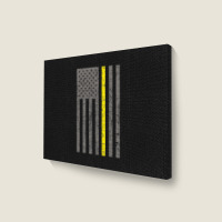 Dispatcher Thin Gold Line Shirt Landscape Canvas Print | Artistshot