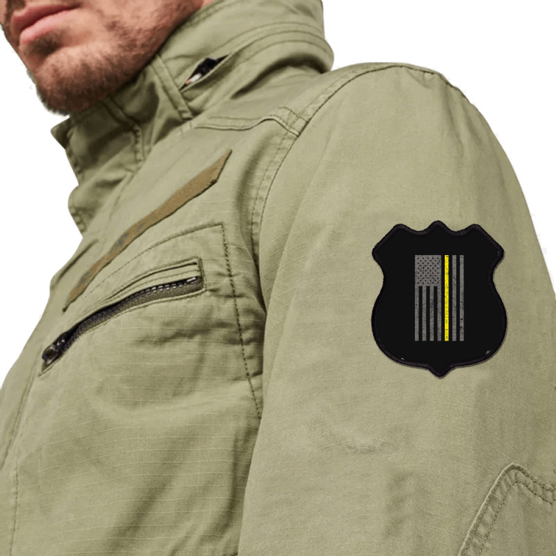 Dispatcher Thin Gold Line Shirt Shield Patch | Artistshot