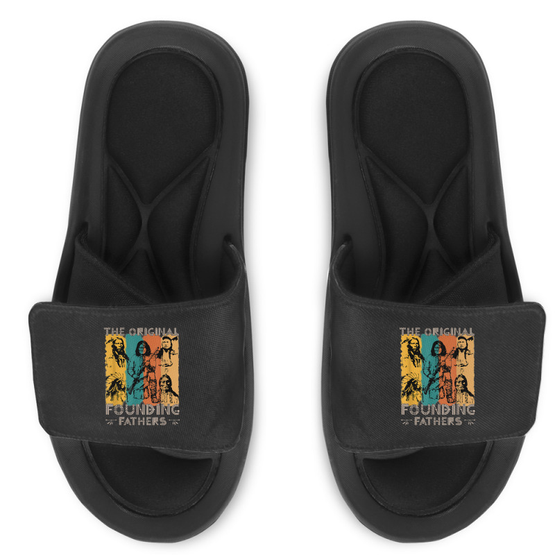 Original Founding Fathers Native American Indigenous Slide Sandal | Artistshot