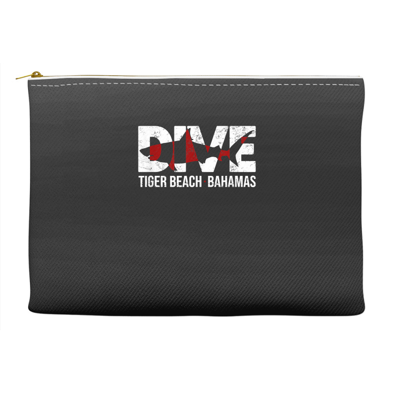 Dive Bahamas Tiger Beach Scuba Diving Shark Accessory Pouches | Artistshot