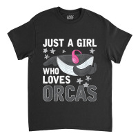 Diving Orca Cute Whale Women Girls Gift Orca Classic T-shirt | Artistshot