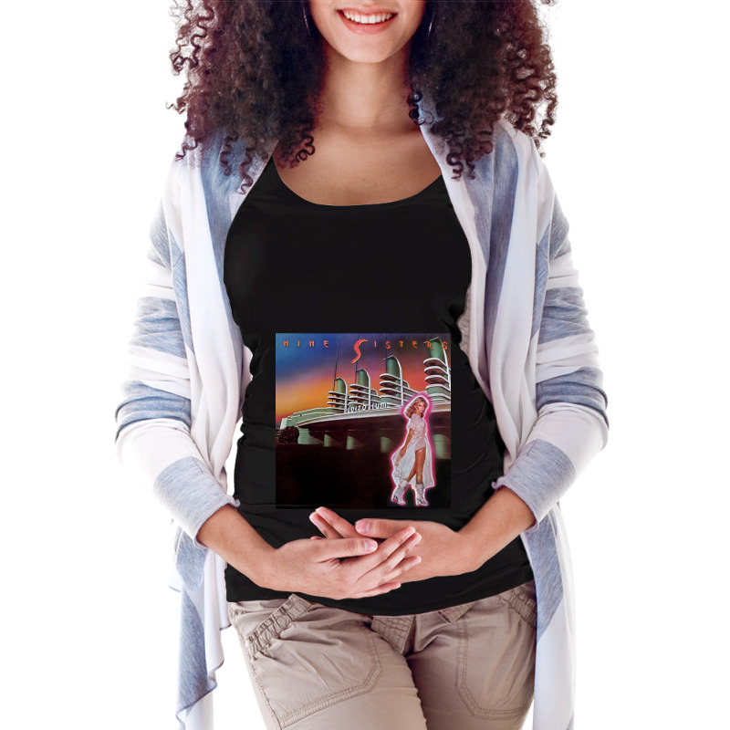 Xanadu - Nine Sisters Album- Olivia Newton-john Maternity Scoop Neck T-shirt by cm-arts | Artistshot