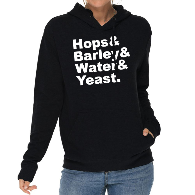 Hops Barley Water Yeast Lightweight Hoodie | Artistshot