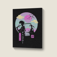 Anime Samurai Chillhop Perfect Gift Anime Portrait Canvas Print | Artistshot