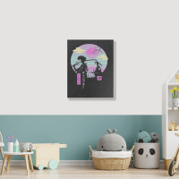 Anime Samurai Chillhop Perfect Gift Anime Portrait Canvas Print | Artistshot