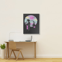 Anime Samurai Chillhop Perfect Gift Anime Portrait Canvas Print | Artistshot