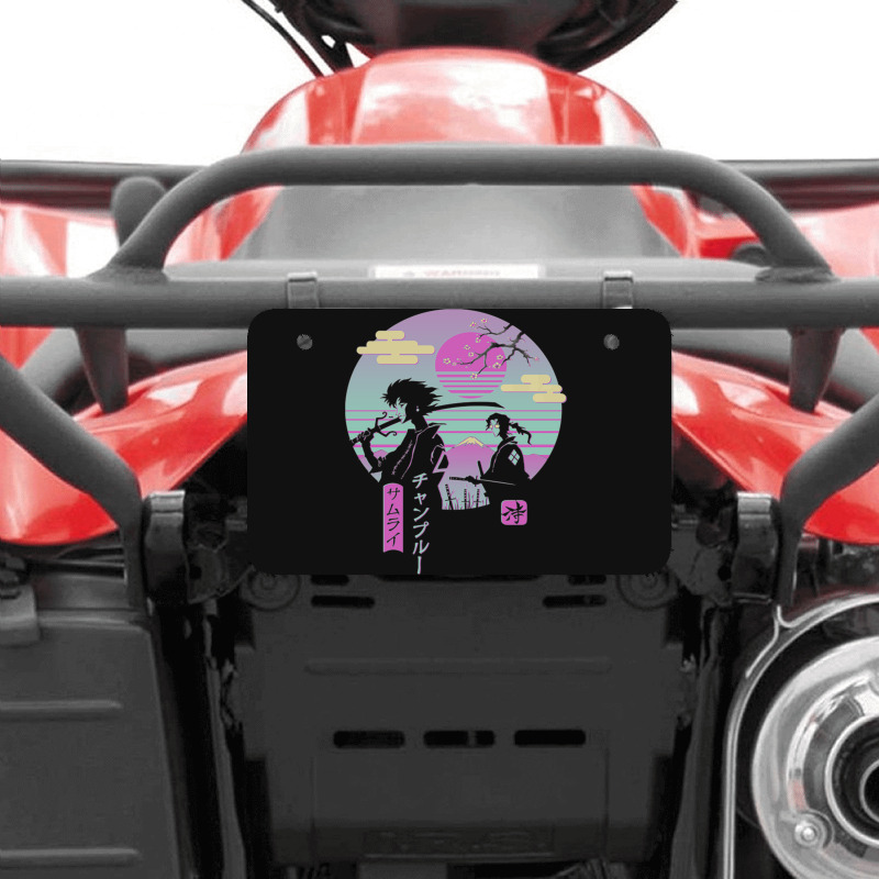 Anime Samurai Chillhop Perfect Gift Anime Atv License Plate | Artistshot