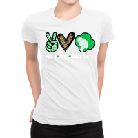 Peace Love Cookie Scout For Girls Bakery Cookie Season T Shirt Ladies Fitted T-shirt | Artistshot