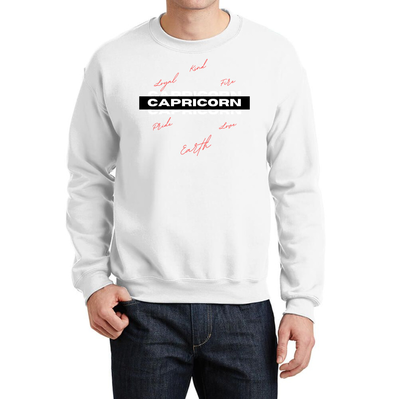 Mendedminds Zodiac Capricorn Earth Pullover Hoodie Crewneck Sweatshirt | Artistshot