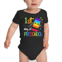 Poppin' It First Day Of Preschool Teacher Girls Boys Baby Bodysuit | Artistshot