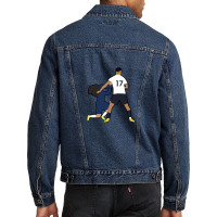 Cristian Romero Not Comitting A Foul Men Denim Jacket | Artistshot