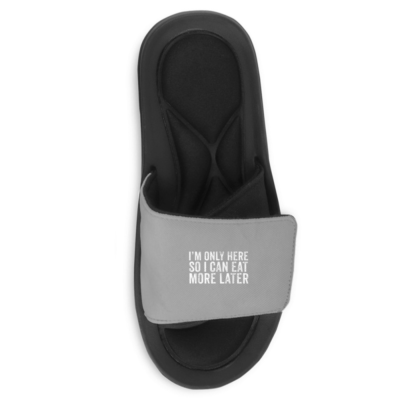 Funny Gym Workout Apparel Humor Sarcastic Funny Cardio Slide Sandal | Artistshot